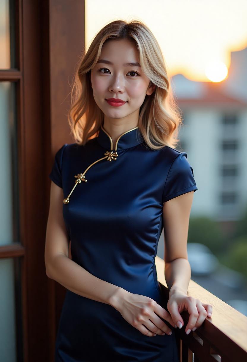 她在窗边海报